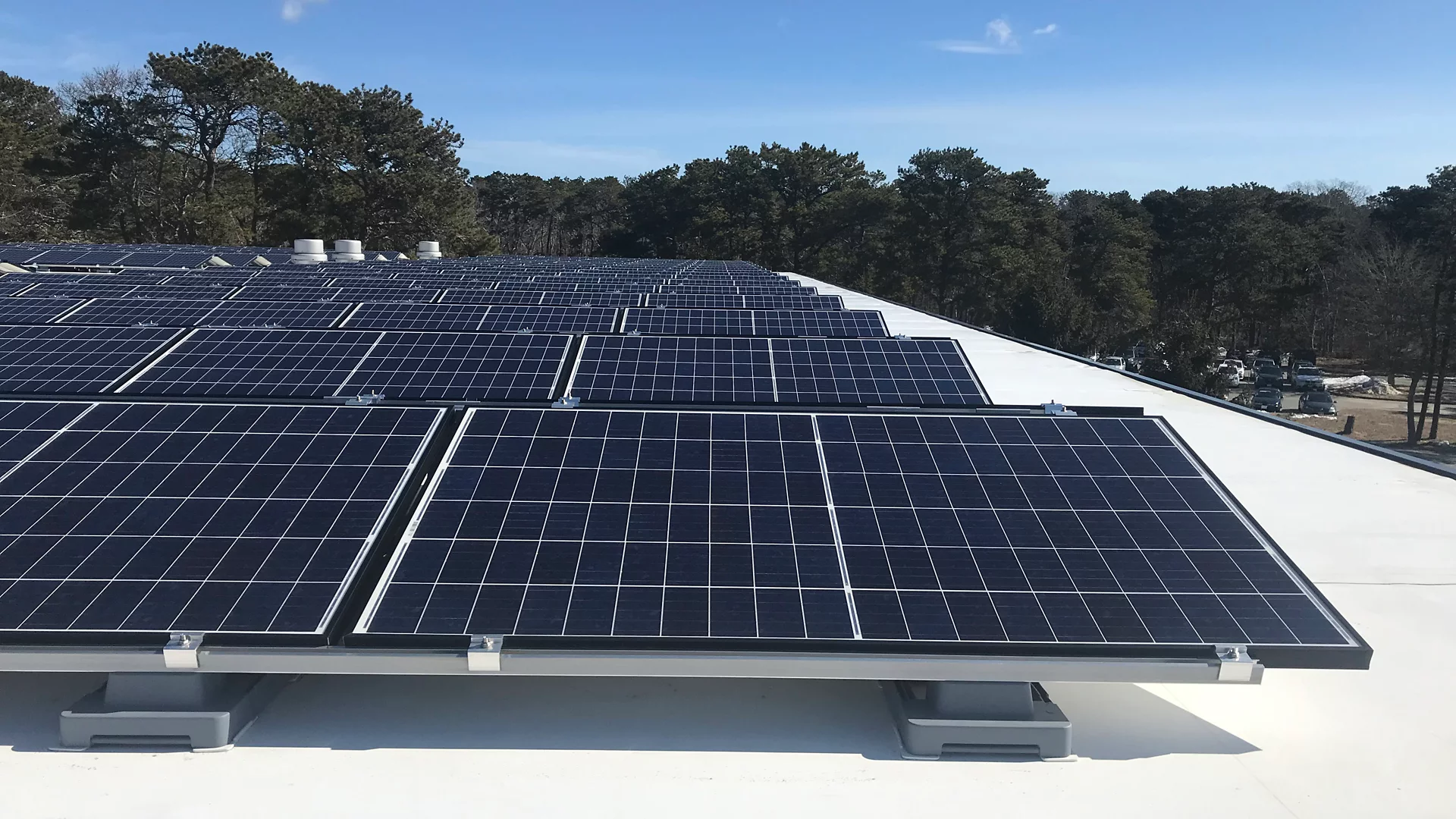 Rooftop solar installation